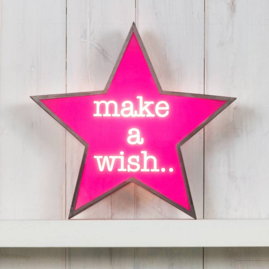 Vegas Metal Make A Wish Star Light Box By All Things Brighton Vegas Metal Make A Wish Star Light Box