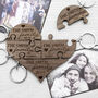 Personalised Our Family Heart Joining Keyrings, thumbnail 1 of 4