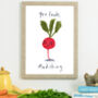 Radish Vegetable Giclee Print, Love Kitchen Art, thumbnail 1 of 4