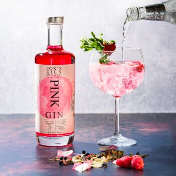 Raspberry And Rose Gin Gift Box With Wild Flower Seeds, 4 of 7