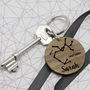 Wooden Key Ring Zodiac Sign And Name, thumbnail 1 of 2