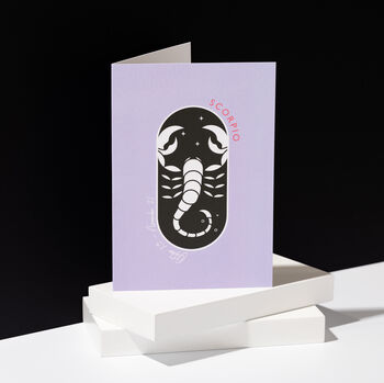 Scorpio Birthday Card, 3 of 3