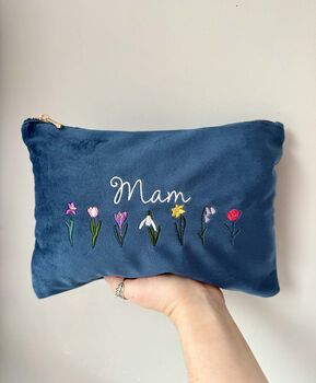 Mother's Day Embroidered Make Up Bag, 3 of 6