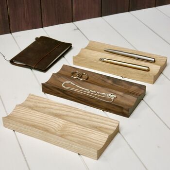 Personalised Wooden Pen And Jewellery Tray, 3 of 9