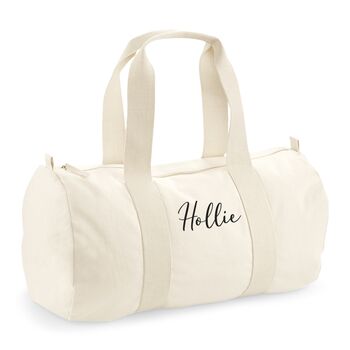 Personalised Name Duffel Bag, Bridesmaid Gifts, Bag, 4 of 7