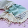 Personalised Soft Cotton Throw, Cotton Anniversary Gift, thumbnail 5 of 12