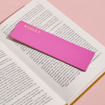 Personalised Leather Bookmark, 2 of 8