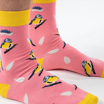 Bamboo Socks | Bluetit Socks | Bird Socks | Wildlife, 3 of 3