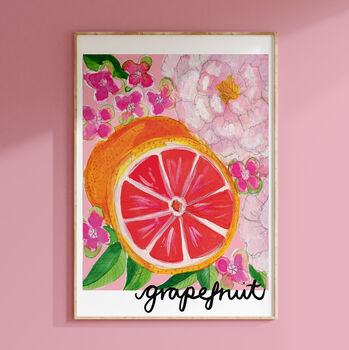 Grapefruit Kitchen Print, 5 of 10