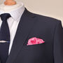 Navy Blue Silk Knitted Tie, thumbnail 3 of 6