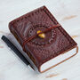 Handcrafted Medium Semi Precious Stone Leather Journal, thumbnail 3 of 11