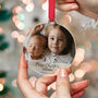 Family Photo Personalised Acrylic Christmas Bauble, thumbnail 5 of 8