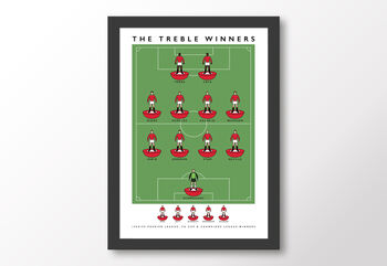 Manchester United Treble Winners Poster, 8 of 8