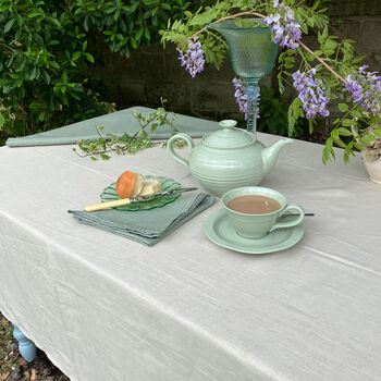 Natural Fabric Napkins Colour, Natural Set Of Two, 4 of 4