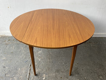 Mid Century Small Drop Leaf Dining Table, 2 of 12
