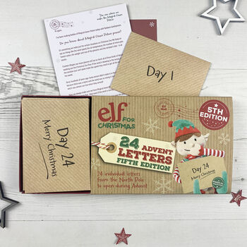 Elf Letters Advent Calendar 24 Daily Elf Letters, 2 of 6