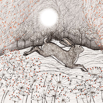 'Leaping Hare' Print, 3 of 3