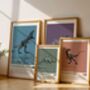 Dinosaurs Set Of Four Art Prints, thumbnail 1 of 5