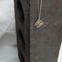 Personalised Silver Initial Letter Charm Necklace, thumbnail 11 of 12