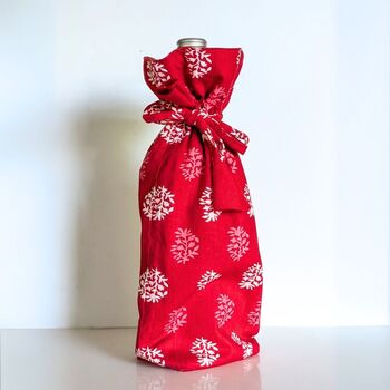 Eco Friendly Bottle Bag, Bright Coloured Wine Gift Bag, Fair Trade, 3 of 10