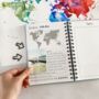 Personalised Travel Journal | Passport Stamps, thumbnail 2 of 9