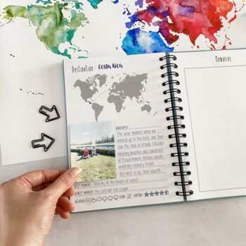 Personalised Travel Journal | Passport Stamps, 2 of 9