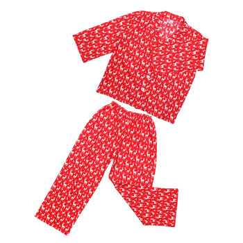 Ruby Reindeer Boys Christmas Cotton Pyjamas, 4 of 8