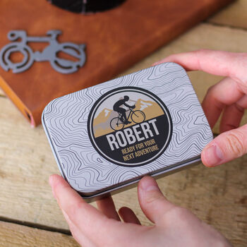 Personalised Road Bike Cycling Travel Tool Gift For Dad, 7 of 11