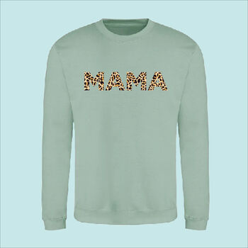 Mother And Mini Leopard Print Matching Sweatshirts, 3 of 3