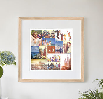 Personalised 'Use Your Own Pictures' Collage Print, 6 of 6