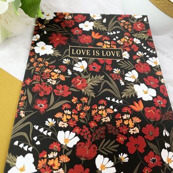 Love Is Love Valentines Greeting Card, 3 of 3