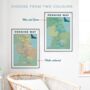 Pennine Way Map Art Print, thumbnail 6 of 9