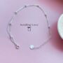 Sterling Silver Ankle Bracelet Christmas Gift, thumbnail 6 of 6