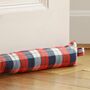 Country Tartan Fabric Draught Excluder, thumbnail 4 of 7
