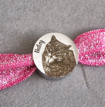 Engraved Photo Or Handwriting Charm. Fits Pandora Bracelets, 4 of 6