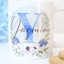Personalised Floral Wreath Ceramic Mug, thumbnail 3 of 3