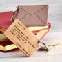 Personalised Letter Leather Key Ring, thumbnail 1 of 5
