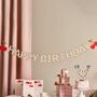 Rococo Cherries 'Happy Birthday' Banner, thumbnail 1 of 2