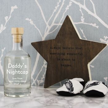 'Daddy's Nightcap' Personalised Etched Decanter Gift, 2 of 7