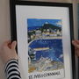 St Ives Cornwall Linocut Print, thumbnail 1 of 9