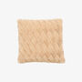 Freya Woven Lattice Velvet Cushion, thumbnail 6 of 6