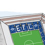 Valentines Everton Fc Personalised Card, thumbnail 5 of 6