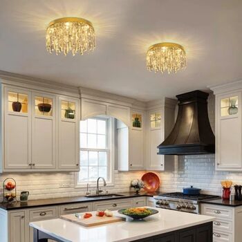 One Light Crystal LED Chandelier, 10 of 12