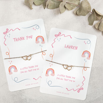 Thank You Gift Bracelet Rainbow Small Gift, 8 of 9