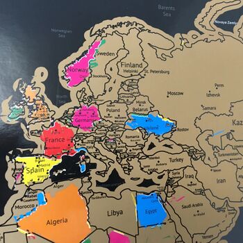 World Scratch Map Travel Gifts, 5 of 10