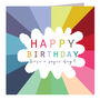Colourful Happy Birthday Card, thumbnail 2 of 5