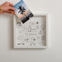 Personalised Travel Icons Memory Frame, thumbnail 1 of 8