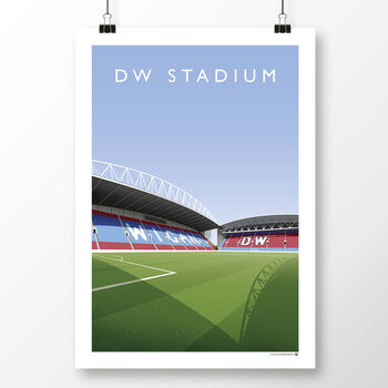 Wigan Athletic Dw Stadium Poster, 3 of 7