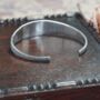 Wave Vintage Sugar Tong Bangle, thumbnail 3 of 6