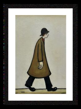 Man Walking Lowry Style Framed Art, 2 of 2